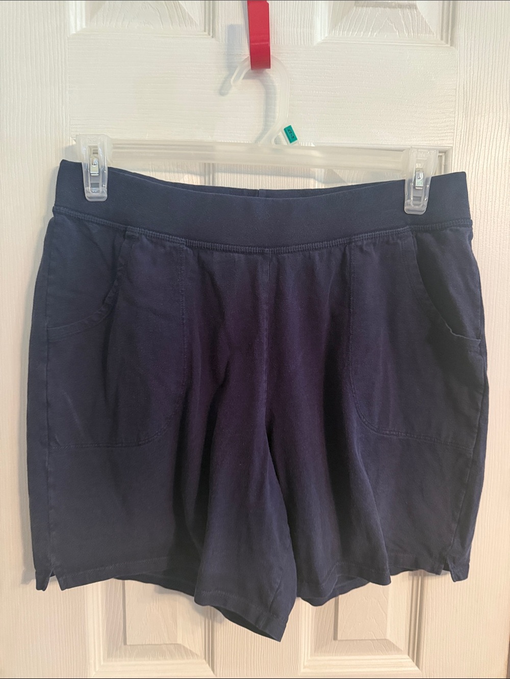 Hanes Navy Elastic Waist Athletic Shorts size XL